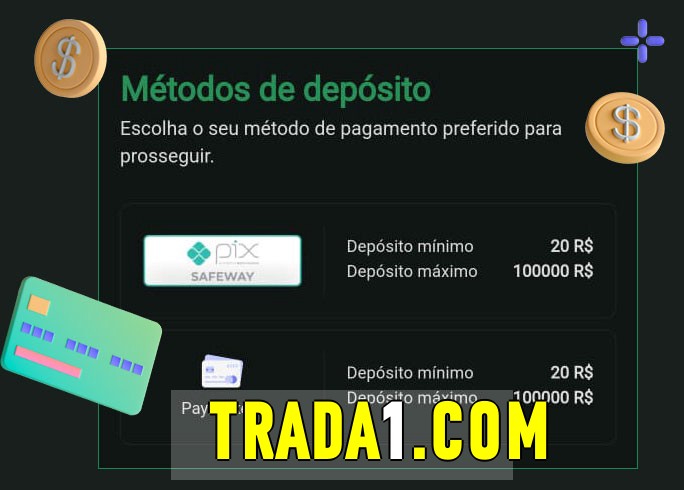 O cassino trada bet oferece uma grande variedade de métodos de pagamento